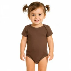 Rabbit Skins Infant Baby Rib Bodysuit Short Sleeve Free Shipping