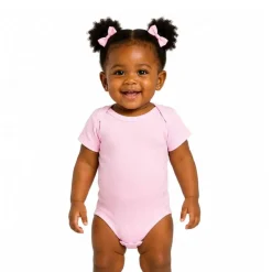 Rabbit Skins Infant Baby Rib Bodysuit Short Sleeve Free Shipping