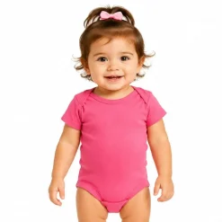 Rabbit Skins Infant Baby Rib Bodysuit Short Sleeve Free Shipping