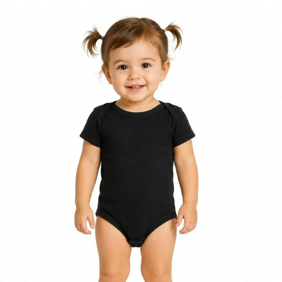 Rabbit Skins Infant Baby Rib Bodysuit Short Sleeve Free Shipping
