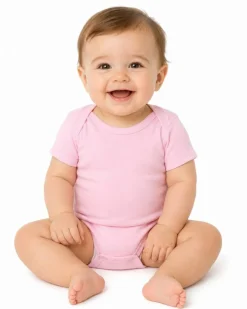 Rabbit Skins Infant Baby Rib Cotton Bodysuit Free Shipping