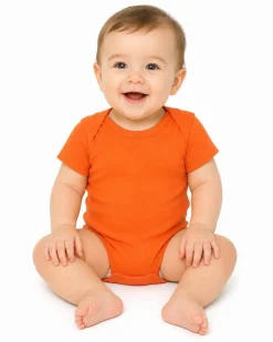 Rabbit Skins Infant Baby Rib Cotton Bodysuit Free Shipping
