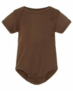 Rabbit Skins Infant Baby Rib Short Sleeve Bodysuit Free Shipping