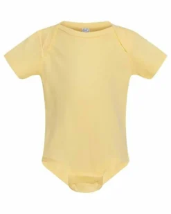 Rabbit Skins Infant Baby Rib Short Sleeve Bodysuit Free Shipping