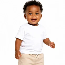 Rabbit Skins Infant Baby Short Sleeve Rib TShirt Free Shipping