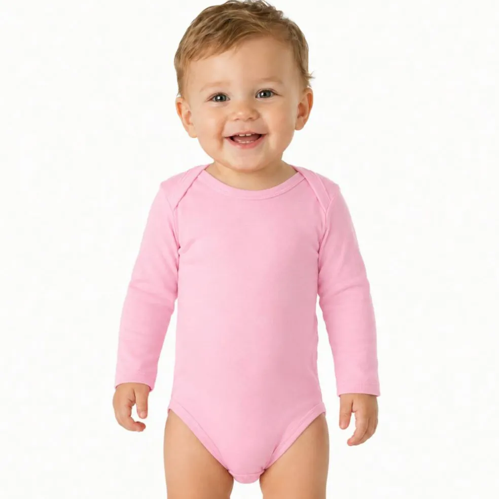 Rabbit Skins Infant Fine Jersey Long Sleeve Bodysuit Free Shipping