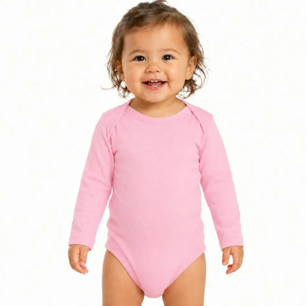 Rabbit Skins Infant Fine Jersey Long Sleeve Bodysuit Free Shipping