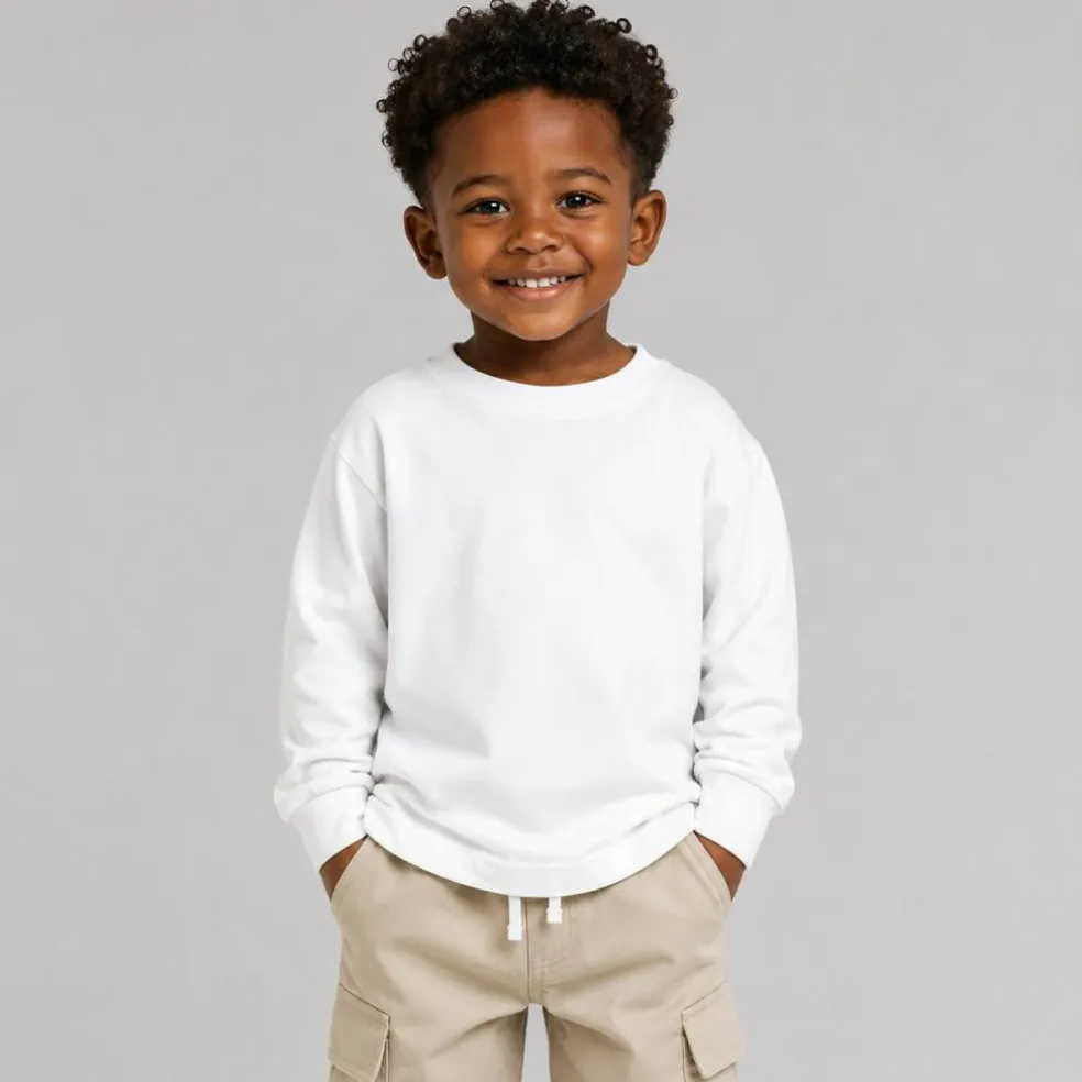 Rabbit Skins Toddler Cotton Jersey Long Sleeve TShirt Free Shipping