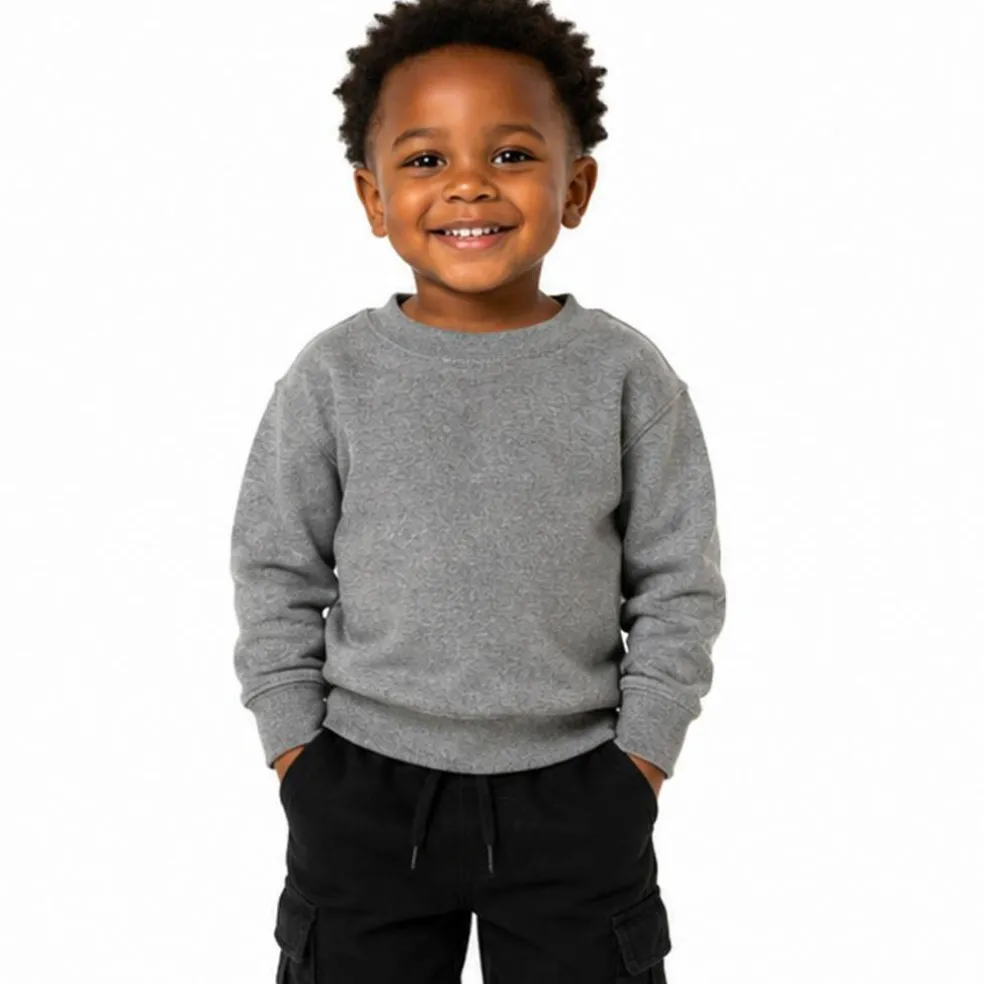 Rabbit Skins Toddler Crewneck Long Sleeve Sweatshirt Free Shipping