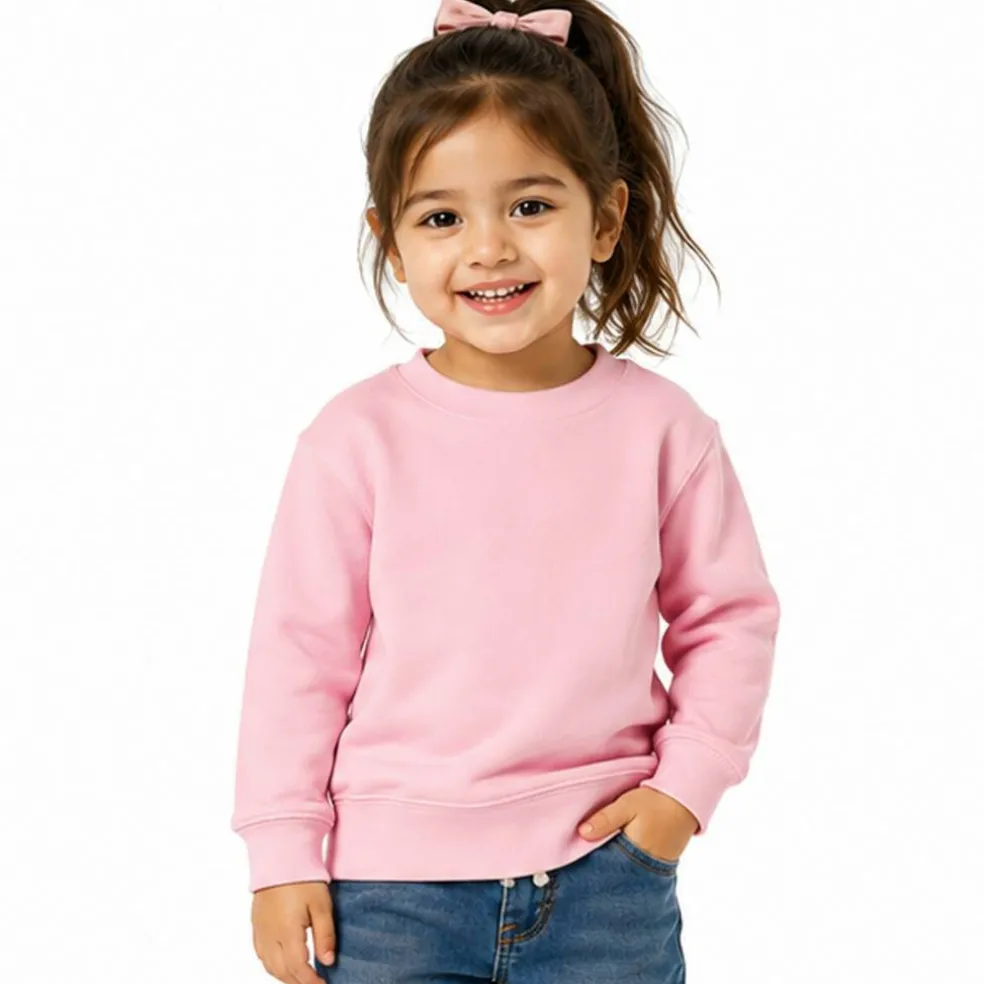 Rabbit Skins Toddler Crewneck Long Sleeve Sweatshirt Free Shipping