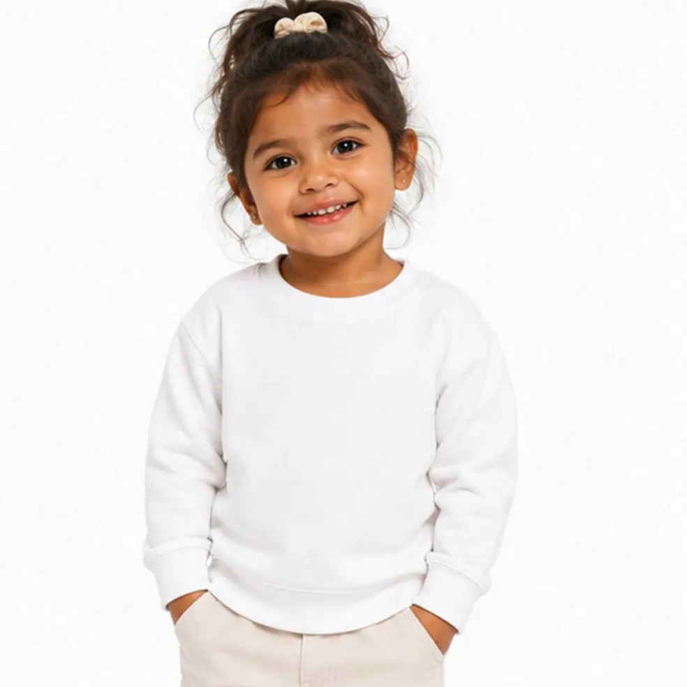 Rabbit Skins Toddler Crewneck Long Sleeve Sweatshirt Free Shipping