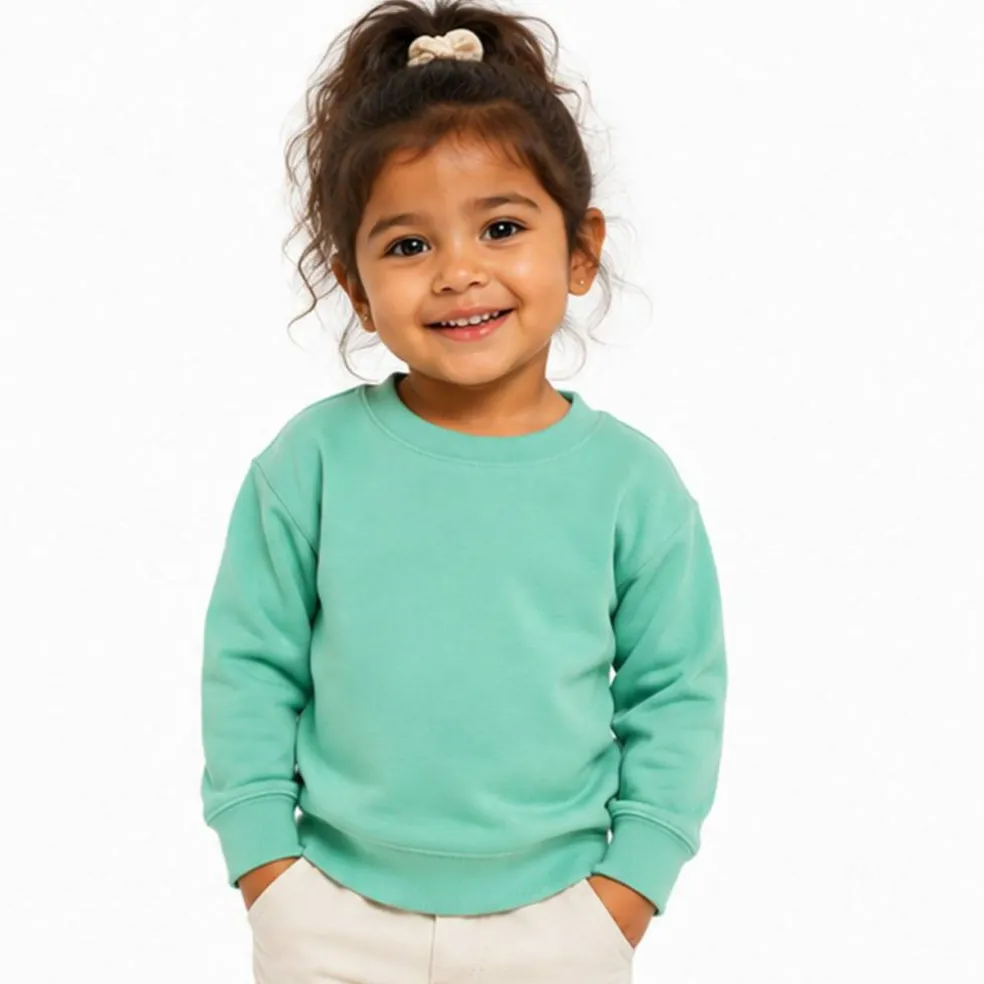 Rabbit Skins Toddler Crewneck Long Sleeve Sweatshirt Free Shipping