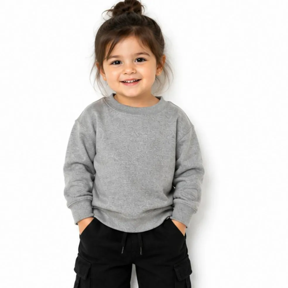 Rabbit Skins Toddler Crewneck Long Sleeve Sweatshirt Free Shipping