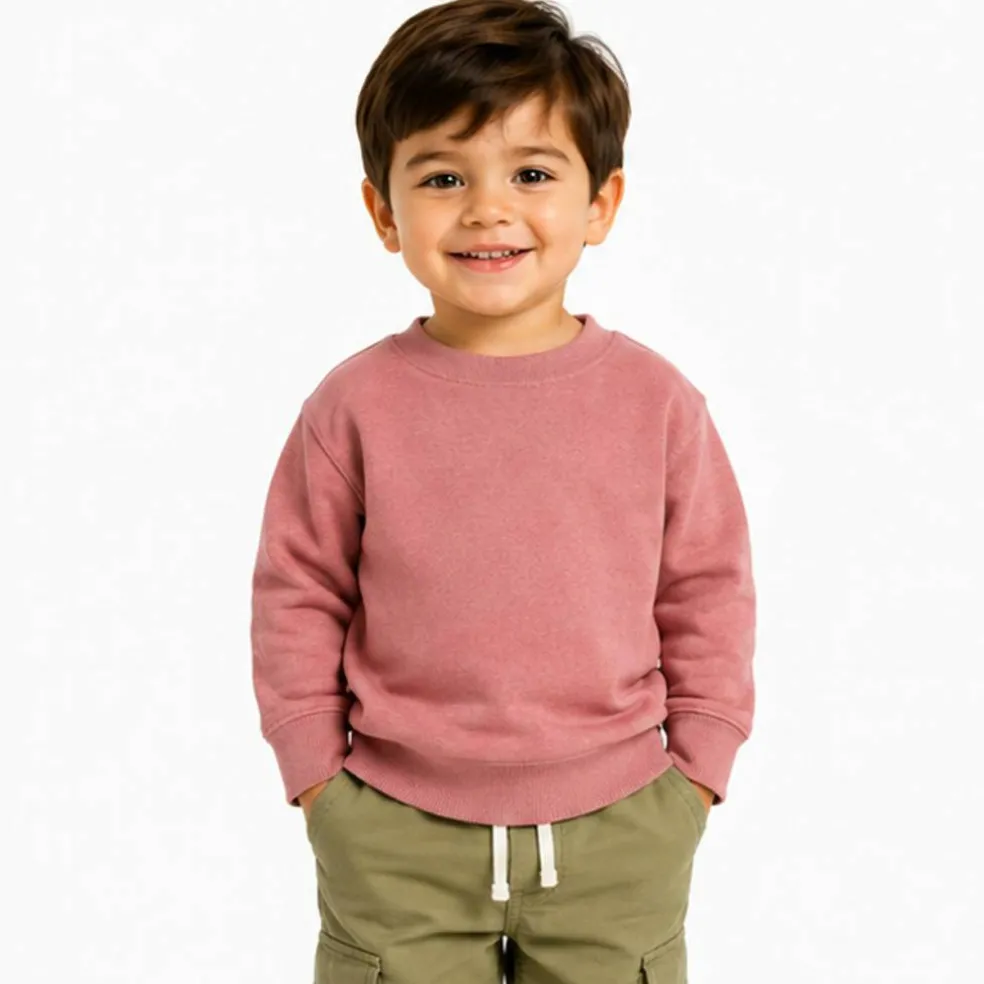 Rabbit Skins Toddler Crewneck Long Sleeve Sweatshirt Free Shipping