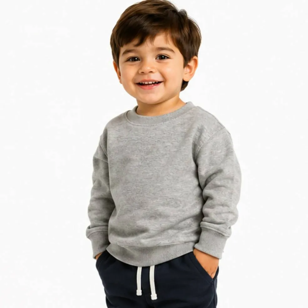 Rabbit Skins Toddler Crewneck Long Sleeve Sweatshirt Free Shipping