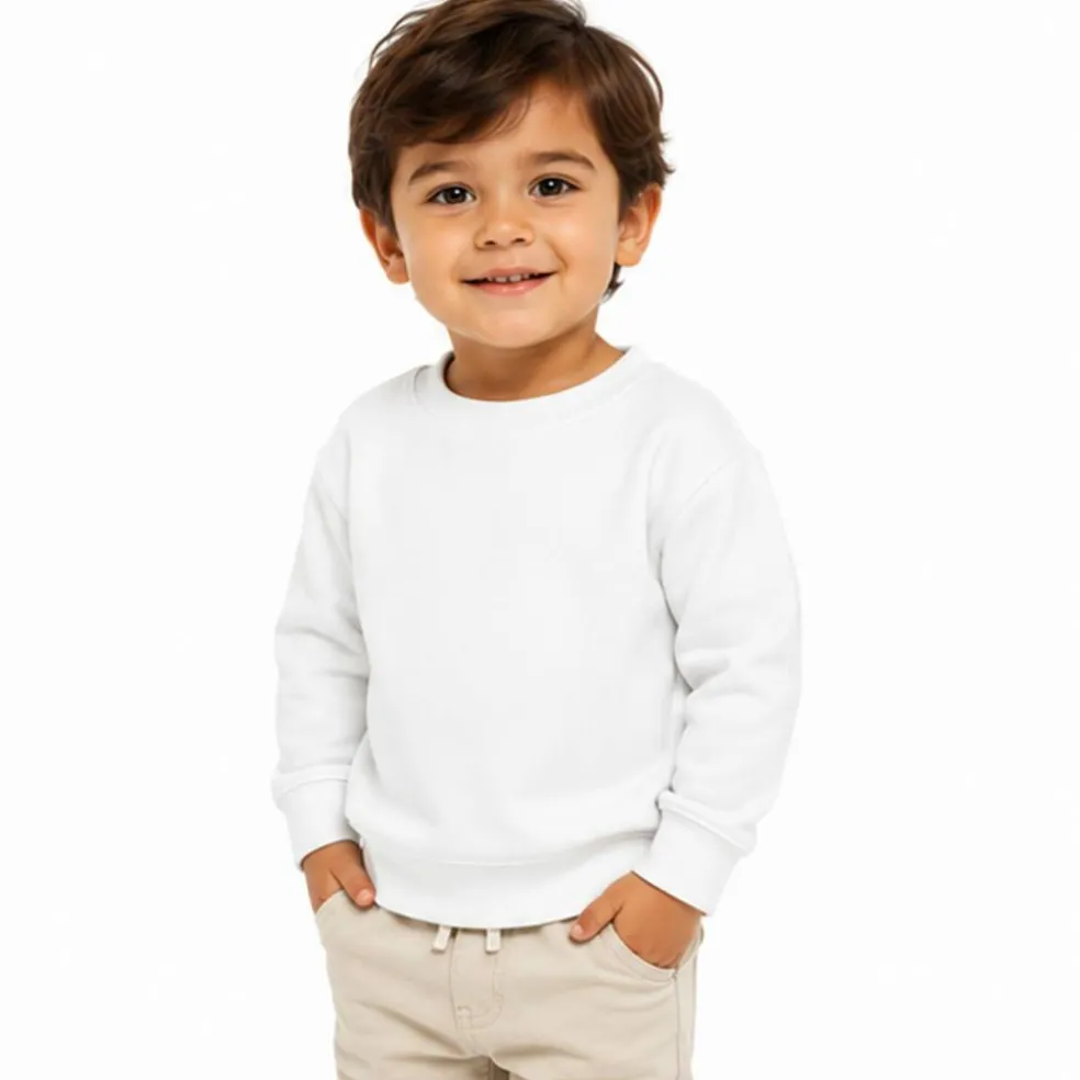 Rabbit Skins Toddler Crewneck Long Sleeve Sweatshirt Free Shipping