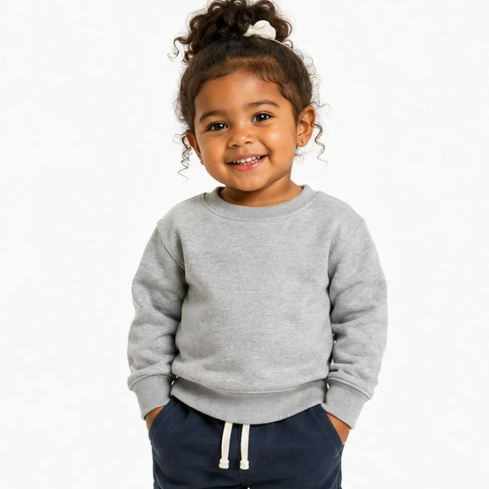 Rabbit Skins Toddler Crewneck Long Sleeve Sweatshirt Free Shipping