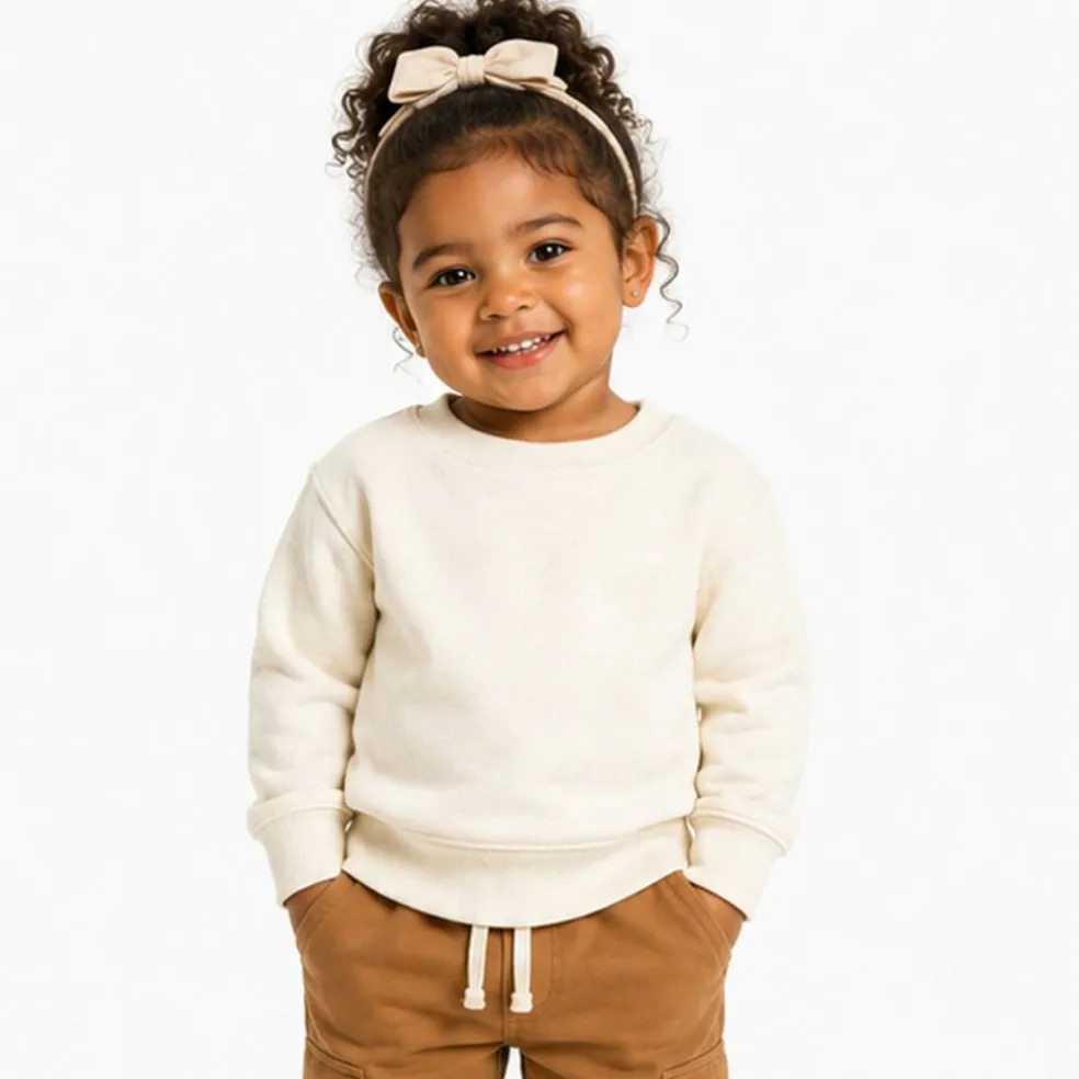 Rabbit Skins Toddler Crewneck Long Sleeve Sweatshirt Free Shipping