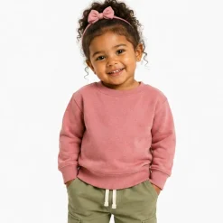 Rabbit Skins Toddler Fleece Crewneck Long Sleeve Sweatshirt