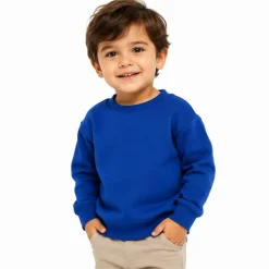 Rabbit Skins Toddler Fleece Crewneck Long Sleeve Sweatshirt