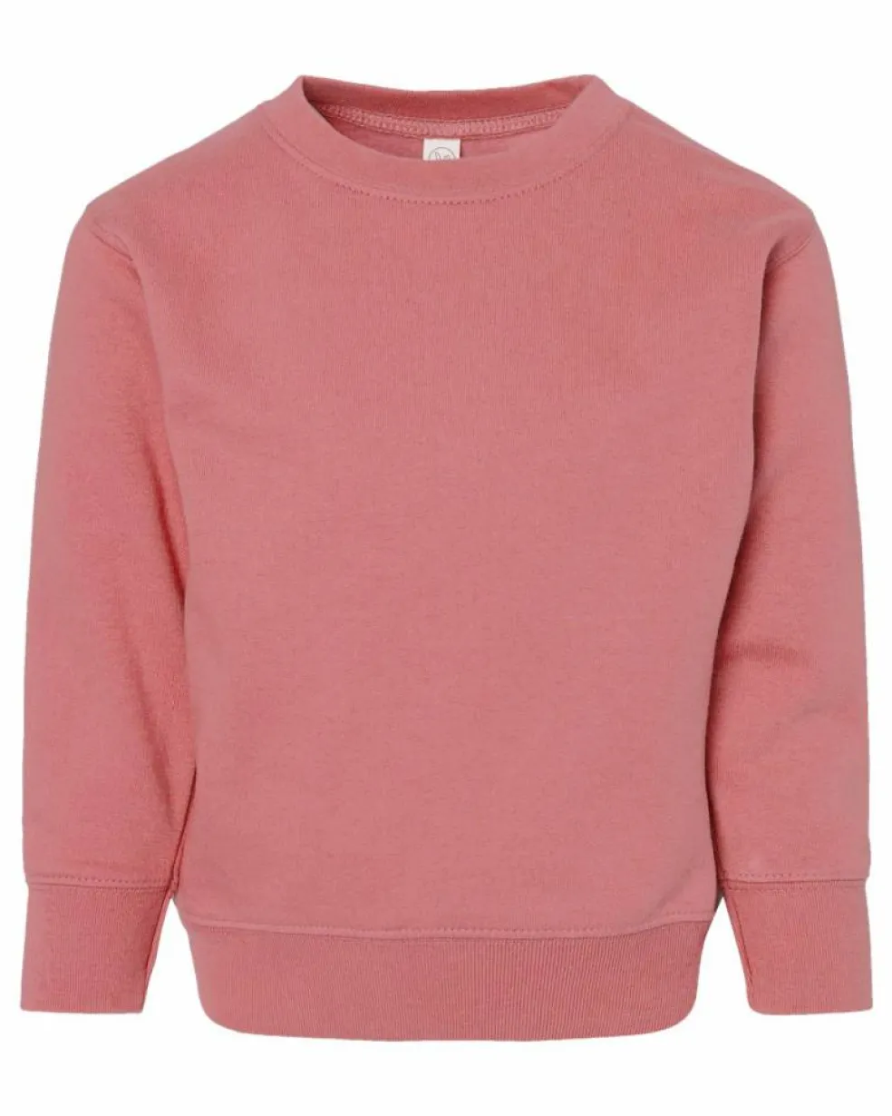Rabbit Skins Toddler Fleece Crewneck Sweatshirt Free Shipping