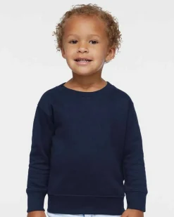 Rabbit Skins Toddler Fleece Crewneck Sweatshirt Free Shipping