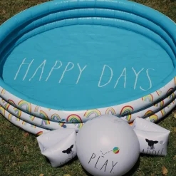 Rae Dunn Swim Kick Play Water Wings & Beach Ball Set