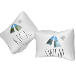 Rae Dunn Swim Kick Play Water Wings & Beach Ball Set