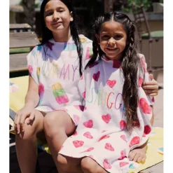 Rae Dunn Yummy Popsicle Kids Hooded Towel & Beach Ball Set