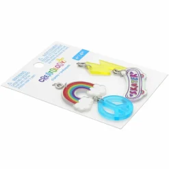 Rainbow, Bolt, Peace Sign & Skateboard Charms by Creatologyâ„¢