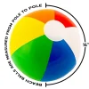 16" Rainbow Color Party Pack Inflatable Beach Balls - Beach Pool Party Toys (12 Pack)