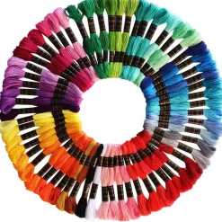 61 Rainbow Colors Embroidery Floss - Friendship Bracelet String - Embroidery Thread for Cross Stitch, Hand Embroidery, String Art