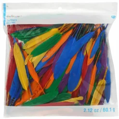Rainbow Craft Goose Feathers by Creatology™