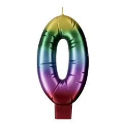 Rainbow Number Candle by Makery™