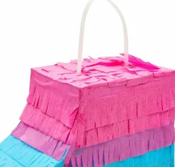 Rainbow Number 1 Pinata for 1st Birthday Party Decorations, Fiesta, Cinco de Mayo, Anniversary Celebration (Small, 16.5 x 11 x 3 Inches)