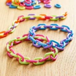 Rainbow Plastic Chain Links by Creatology™, 400ct.