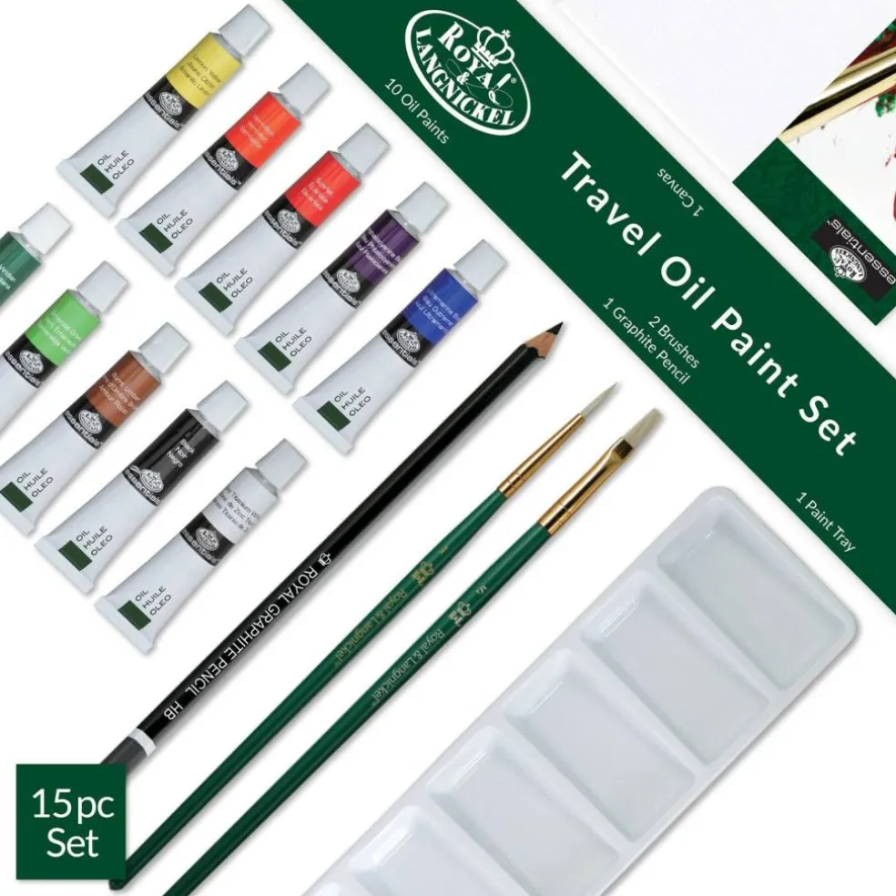 RART-2006 | Essentials™ 15pc Oil Painting Art Set