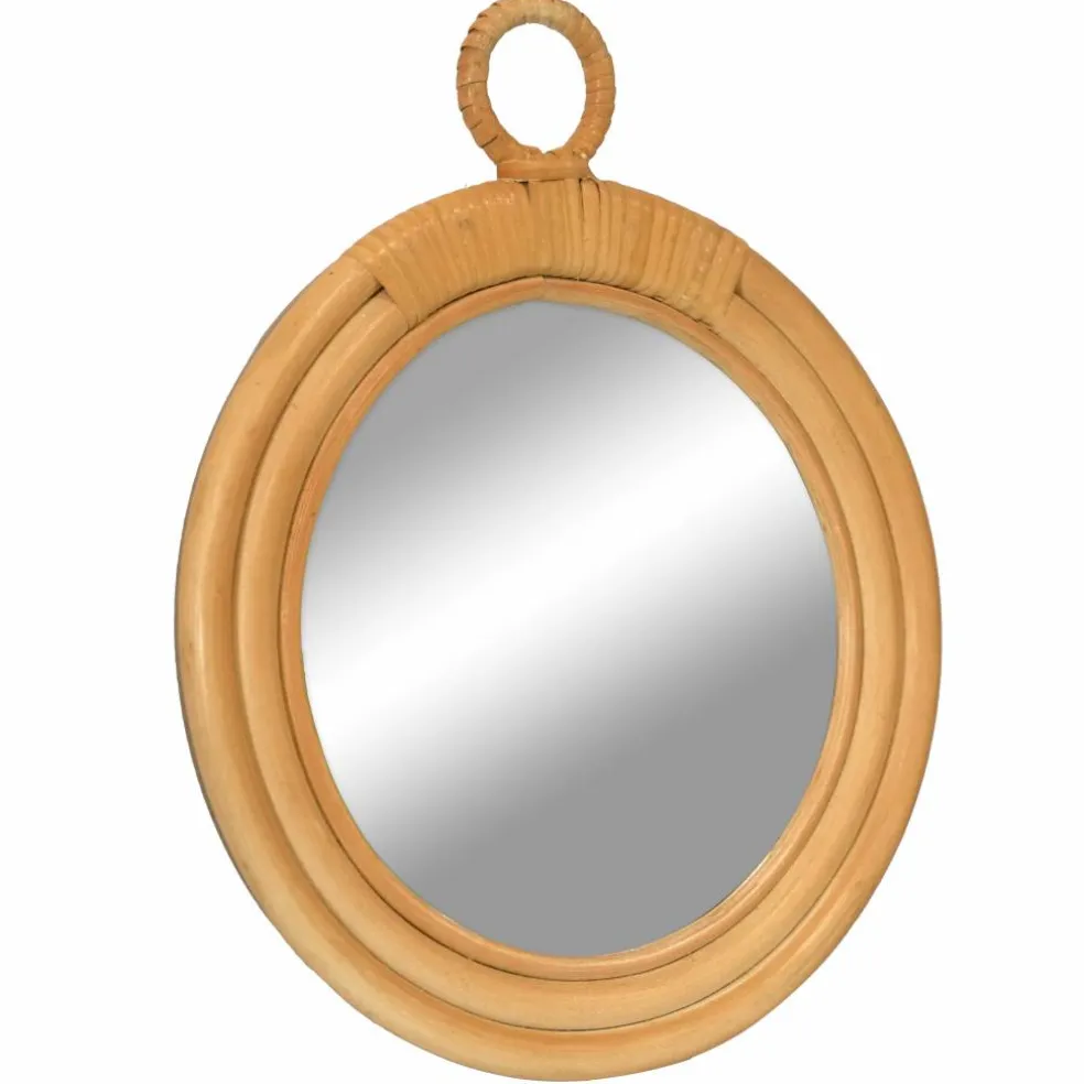 10" Rattan Framed Wall Mirror by Ashland®