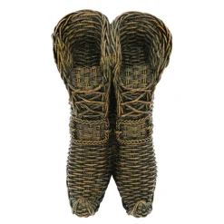 9.75" Rattan-Style Witch Boots Tabletop Décor by Ashland®
