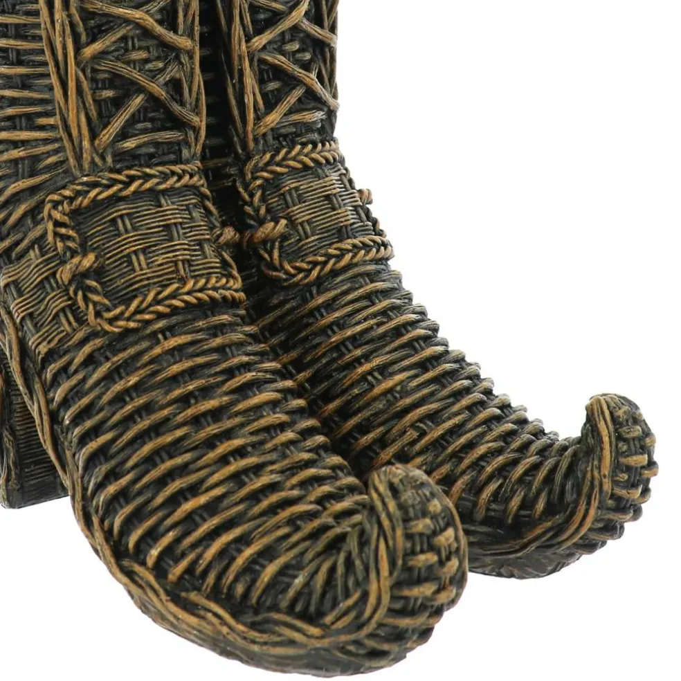 9.75" Rattan-Style Witch Boots Tabletop Décor by Ashland®