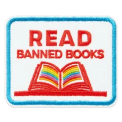 Read Banned Books Embroidered Iron-On & Adhesive Patch by Make MarketĀ®