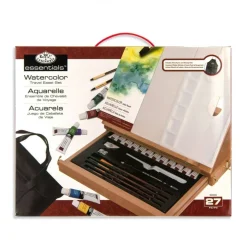 REA4902 | Essentials™ 27pc Watercolor Painting Travel Easel Art Set