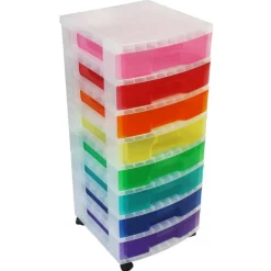 Really Useful Boxes® 8 Drawer Rolling Cart