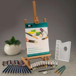 REA5720 | Mixed Media H-Frame Easel Art Set - 45pc