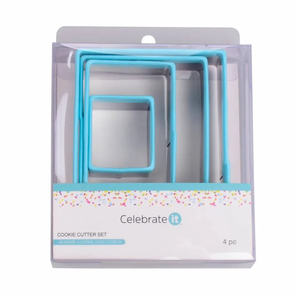 Rectangle Stainless Steel Nested Cookie Cutter Set by Celebrate It®