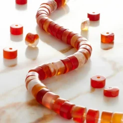 Red Agate Heishi Beads, 6mm by Bead Landing™