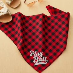Red & Black Buffalo Checks Bandana by Make Market®