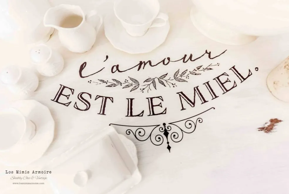 Redesign Décor Transfers L'amour Est Le Miel 26"x35" 655350633004