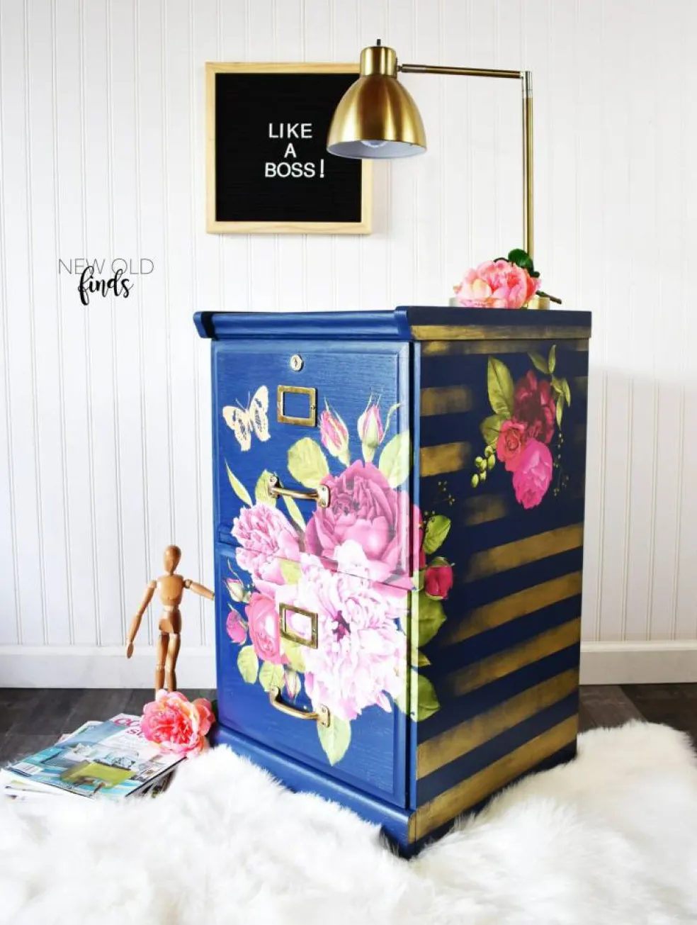 Redesign Decor Transfers Lush Floral I 48"x35" 655350644215