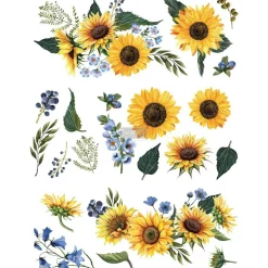 Redesign Decor Transfers Sunflower Fields 25.1"x32" 655350644840